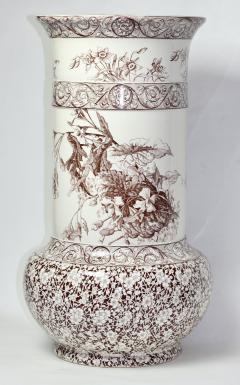  Royal Doulton Royal Doulton Burslem Japonisme Style Ceramic Umbrella Stand 1890 England - 3215338