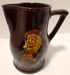  Royal Doulton Royal Doulton Kingsware Jug with Pipe Smoker and a Witticism - 3489558