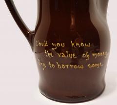  Royal Doulton Royal Doulton Kingsware Jug with Pub Drinker and Saying - 3489543