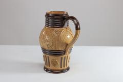  Royal Doulton Royal Doulton Lambeth Gothic Revival a Comical Jug with Scenes of a Drunk Monk - 4188457