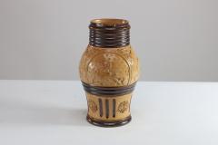  Royal Doulton Royal Doulton Lambeth Gothic Revival a Comical Jug with Scenes of a Drunk Monk - 4188459