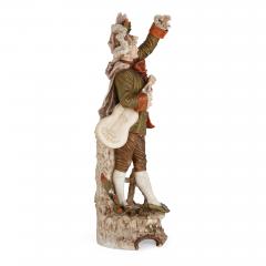  Royal Dux Bohemian Royal Dux porcelain figure of a musician - 3922149