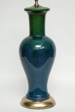  Royal Haeger Blue Green Ginger Jar Lamps - 921726
