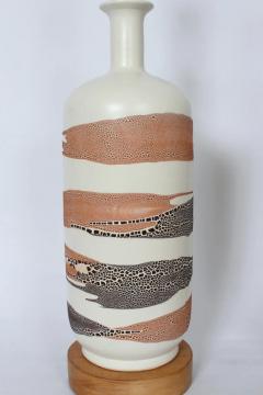  Royal Haeger Monumental Pair of Earth Wrap Royal Haeger Ceramic Table Lamps circa 1970 - 3009806