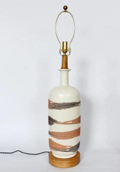  Royal Haeger Monumental Pair of Earth Wrap Royal Haeger Ceramic Table Lamps circa 1970 - 3009810