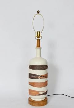  Royal Haeger Monumental Pair of Earth Wrap Royal Haeger Ceramic Table Lamps circa 1970 - 3009812
