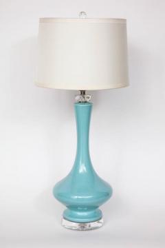  Royal Haeger Robins Egg Blue Ceramic Lamps - 914910