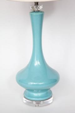  Royal Haeger Robins Egg Blue Ceramic Lamps - 914922