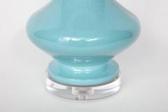  Royal Haeger Robins Egg Blue Ceramic Lamps - 914925