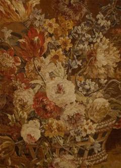  Royal Manufacture of Aubusson French 19th Century Aubusson Tapestry Depicting a Lively Bouquet of Flowers - 3420340