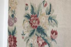  Royal Manufacture of Aubusson French 19th Century Aubusson Wall Tapestry with Pink and Cream Floral D cor - 3736911