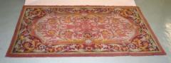  Royal Manufacture of Aubusson Two Large French Mid Century Hand Knotted Wool Carpets Attributed to Aubusson - 1819541