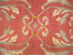  Royal Manufacture of Aubusson Two Large French Mid Century Hand Knotted Wool Carpets Attributed to Aubusson - 1819542