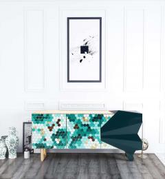  Royal Stranger Honeycomb Blue Sideboard Royal Stranger - 1273237