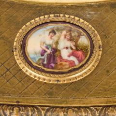  Royal Vienna Porcelain Manufactory 19th century Austrian giltwood centre table with Royal Vienna porcelain plaques - 4136423
