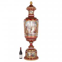  Royal Vienna Porcelain Monumental Royal Vienna classical porcelain vase - 3437735