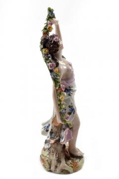  Royal Vienna Porcelain Royal Vienna Porcelain Figurine of a Young Woman Austria19th century - 3619227