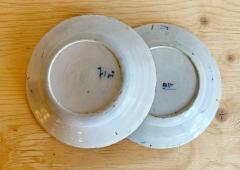  Rozenburg Royal Delftware Factory PAIR OF DELFT PLATES WITH PEACOCK MOTIF - 4417768