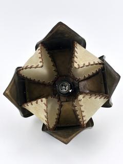  Rustika Lux Austria Unique Mid Century Hand Made Brass Pendant Lamp Tulip by Rustika Lux Austria - 4541135