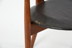  S A Andersen Erik Andersen and Palle Pedersen Chair in Teak and Leather by Erik Andersen Palle Pedersen Denmark 1960s - 1780905