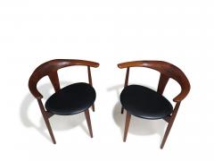  S A Andersen Erik Andersen and Palle Pedersen Erik Andersen and Palie Andersen Exquisitely Hand Sculpted Armchairs - 4124902