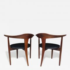  S A Andersen Erik Andersen and Palle Pedersen Erik Andersen and Palie Andersen Exquisitely Hand Sculpted Armchairs - 4125298