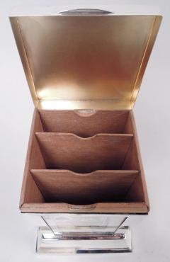  S Blanckensee Sons Ltd English Modern Classical Sterling Silver Playing Cards Box 1926 - 4338560
