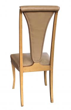  S Hille Co S Hille Company London Eight English Art Deco Birdseye Maple Dining Chairs - 3968492