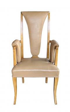  S Hille Co S Hille Company London Eight English Art Deco Birdseye Maple Dining Chairs - 3968494