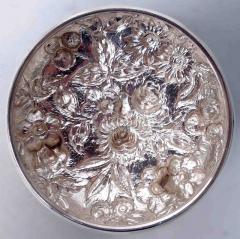  S Kirk Son Inc Antique Kirk Baltimore Repousse Sterling Silver Trinket Box - 4533504