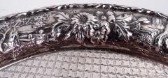  S Kirk Son Inc Antique Kirk Baltimore Repousse Tower Flower Pictorial Salver - 4337625