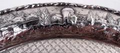  S Kirk Son Inc Antique Kirk Baltimore Repousse Tower Flower Pictorial Salver - 4337628