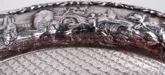  S Kirk Son Inc Antique Kirk Baltimore Repousse Tower Flower Pictorial Salver - 4337629