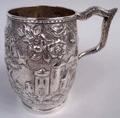  S Kirk Son Inc Antique Kirk Baltimore Silver Flower Tower Baby Cup - 4338931