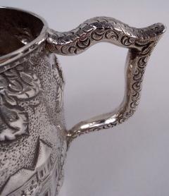  S Kirk Son Inc Antique Kirk Baltimore Silver Flower Tower Baby Cup - 4338958