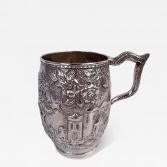  S Kirk Son Inc Antique Kirk Baltimore Silver Flower Tower Baby Cup - 4344685