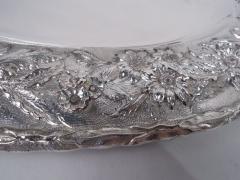  S Kirk Son Inc Kirk Baltimore Sterling Silver Oval Tray with Repousse Garland - 3764924