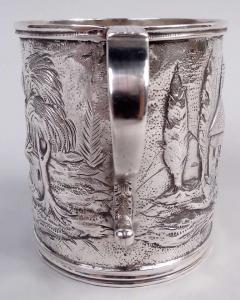  S Kirk Son Inc Kirk Baltimore Victorian Silver Pastoral Architecture Baby Cup - 4386035