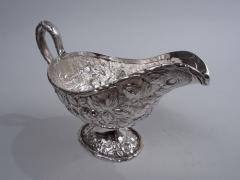  S Kirk Son Inc Kirk Edwardian Baltimore Repousse Sterling Silver Gravy Boat - 3767002