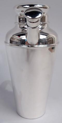  S Kirk Son Inc Kirk Midcentury Modern Sterling Silver Cocktail Shaker - 4346917