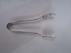  S Kirk Son Inc Pair of Kirk Repousse Sterling Silver Ice Tongs - 3765002