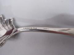  S Kirk Son Inc Pair of Kirk Repousse Sterling Silver Ice Tongs - 3765007