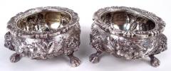  S Kirk Sons Pair of Antique Kirk Victorian Classical Baltimore Repousse Open Salts - 4190230