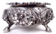  S Kirk Sons Pair of Antique Kirk Victorian Classical Baltimore Repousse Open Salts - 4190372