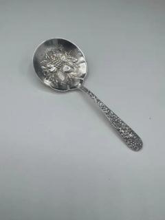  S Kirk Sons Short Handled Sterling Silver Repousse Jelly Spoon 1930 S Kirk Son - 4126270