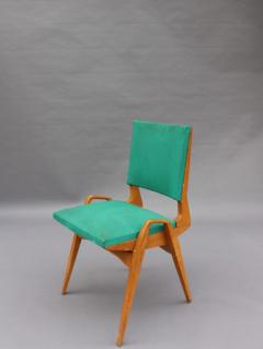  S galot 3 French 1950s Beech Chairs by S galot - 1377285
