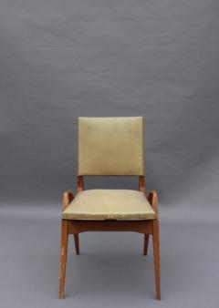  S galot 3 French 1950s Oak Chairs by S galot - 1377297