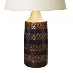  S holm Ceramics Tall table lamp with luster glaze by S holm - 996335