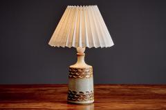  S holm Stent j Soholm ceramics Ceramic Table Lamp with brown Glaze by S holm Pottery - 4760912