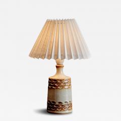  S holm Stent j Soholm ceramics Ceramic Table Lamp with brown Glaze by S holm Pottery - 4761022
